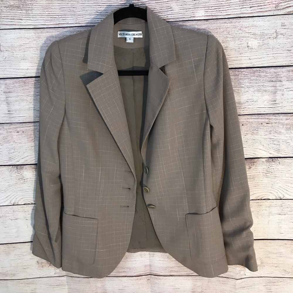 Victoria Creager Suit Jacket  ( Size 6 ) - Picture 2 of 6